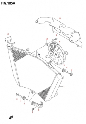 185A-Jäähdytin