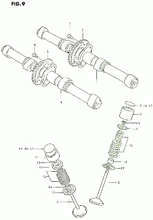 09-Nokka-akselit, venttiilikoneisto