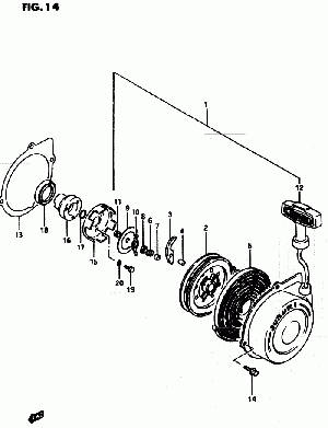 14-Käsikäynnistin