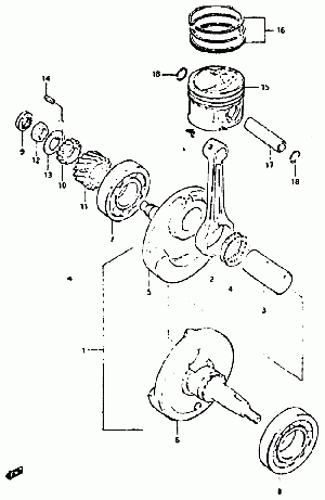 05-Kampiakseli, mäntä