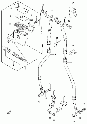 99-Jarrusylinteri, letkut