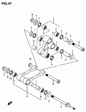 41-Takaisk.linkut, -laakerointi