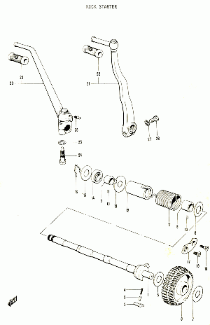 11-Käynnistin poljin