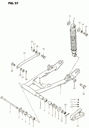 27-Takahaarukka, takaiskunvaimentajat