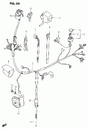 29-Johtosarja , virtalukko