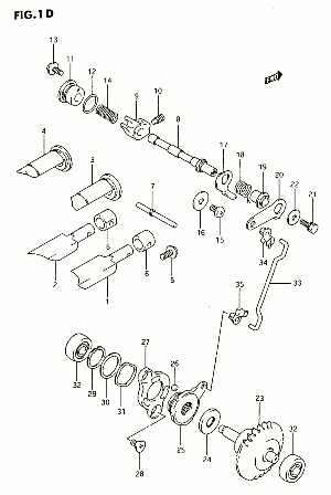 01D-Pakoaukon venttiilit K, L, M, N