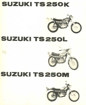 TS 250 K L M 1973 - 1975