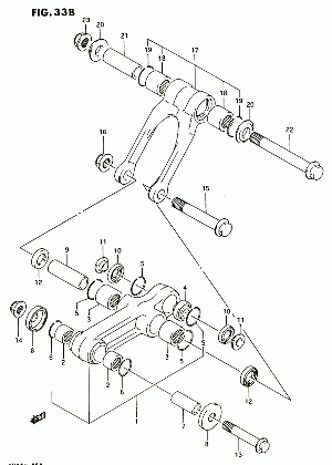 33B-Jousituksen linkku L, M, N