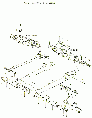 41-Takahaarukka, takaiskunvaimentajat