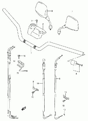 47-Ohjaintanko, vaijerit