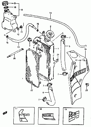 10-Jäähdytin, -suoja, paisuntasäiliö