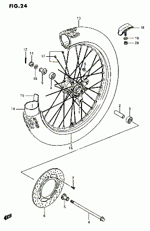 24-Etupyörä G, H, K