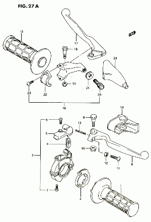 27A-Kahvat Kaasu/Kytkin K,L,M,N