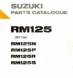 RM-125 N,P,R,S 1992-1995 *