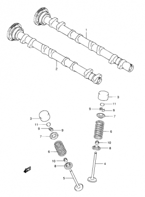 11-Nokat, venttiilit