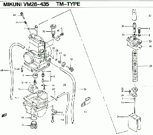 VM28-435 Kumikurkku kaasutin