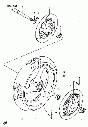 42-Etupyörä