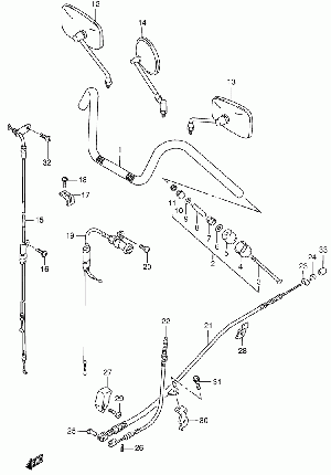 54-Ohjaintanko, vaijerit