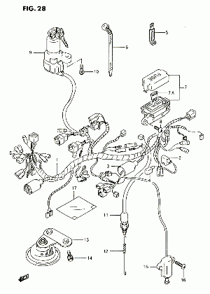 28-Johtosarja , virtalukko