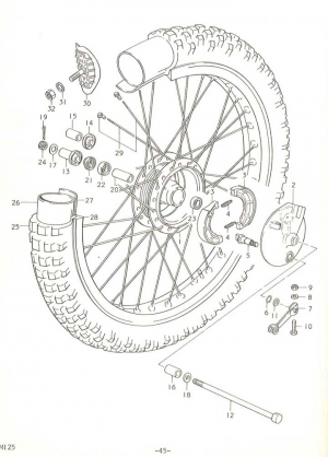 45-Etupyörä 1975-1976