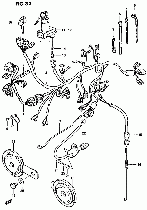 32-Johtosarja, äänimerkinantolaite