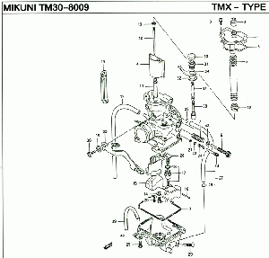 TM30-8009 Kumikurkku Kaasutin