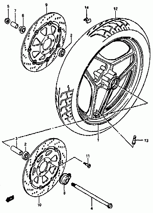 52-Etupyörä