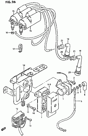 26-Sytytyspuolat, lataussäädin, käynnistinrele