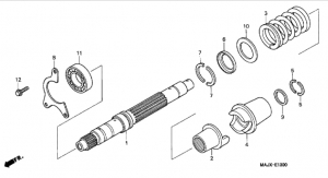 E13-Vetoakseli