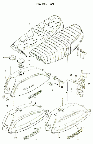 20-Tankki, Istuin