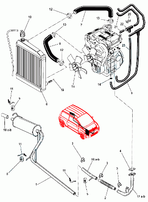 042-Jäähdytin , pakoputki