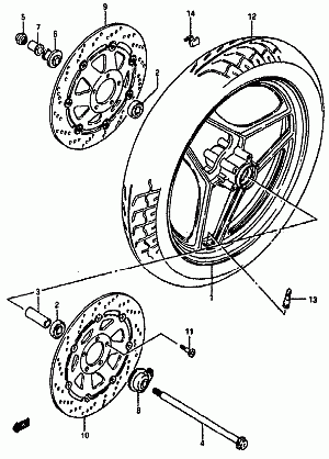 51-Etupyörä