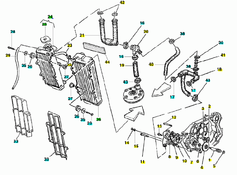 125 cc Alkuperäisosat