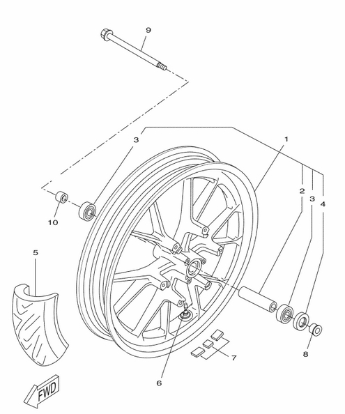 YZF 125 Mallit