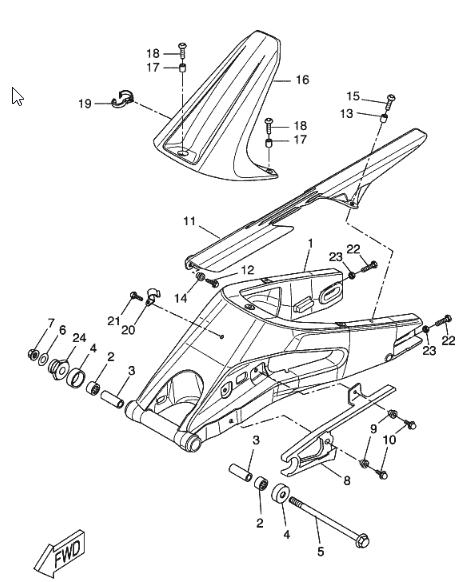 YZF 125 Mallit