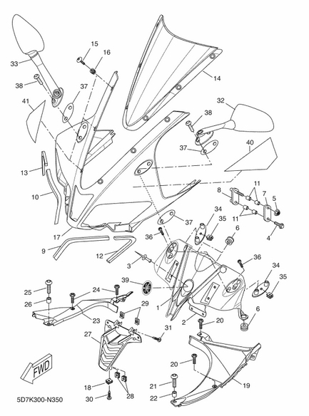 YZF 125 Mallit