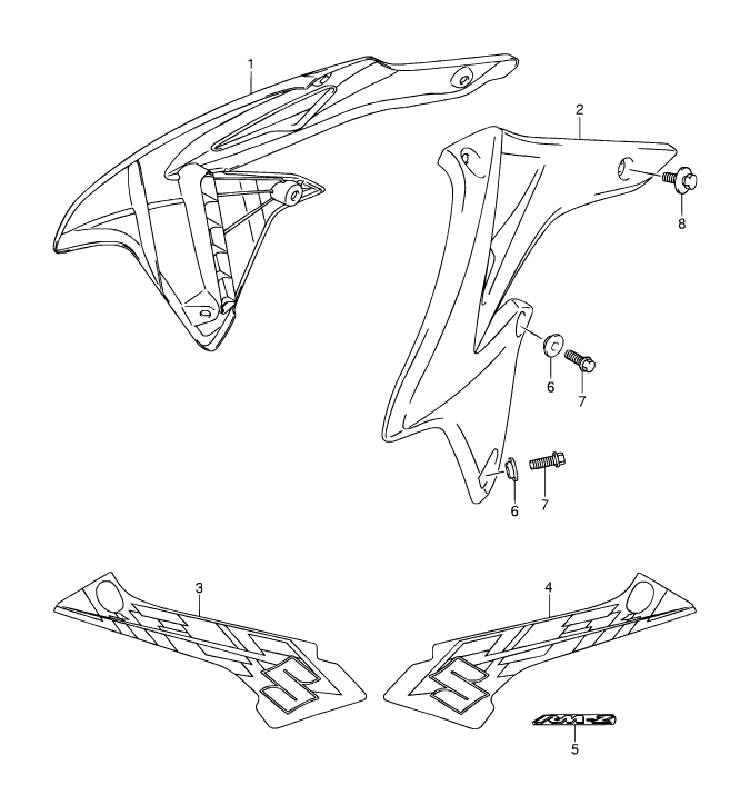 RMZ 250 Alkuperäisluettelot