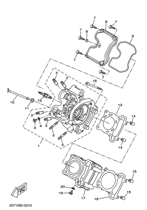 YZF 125 Mallit