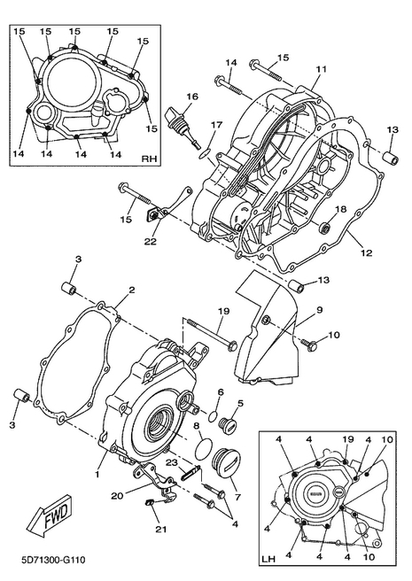 YZF 125 Mallit