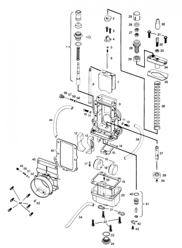 Mikuni 2T kaasuttimet