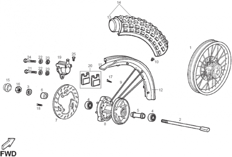 50 cc Enduro mallisto