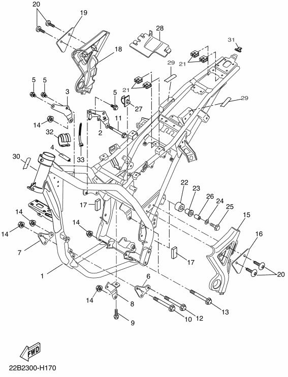 WR 125 Mallit