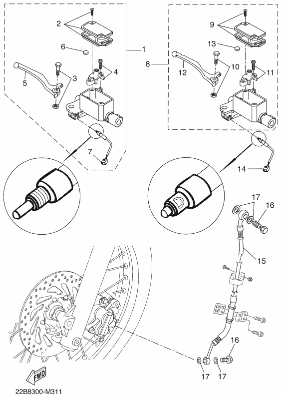 WR 125 Mallit