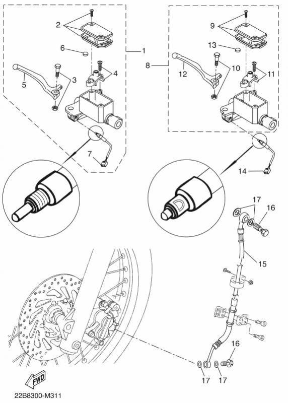 WR 125 Mallit