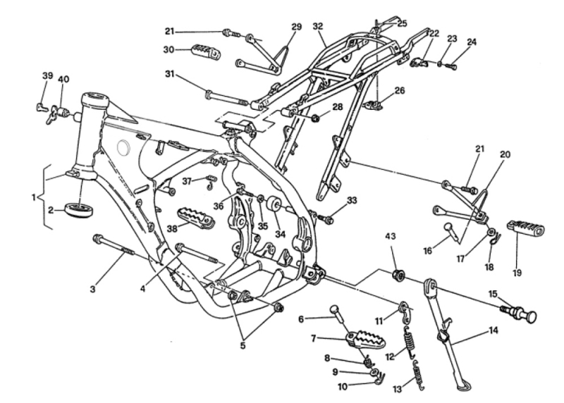 125 cc Alkuperäisosat