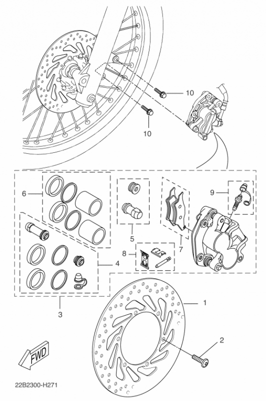 WR 125 Mallit