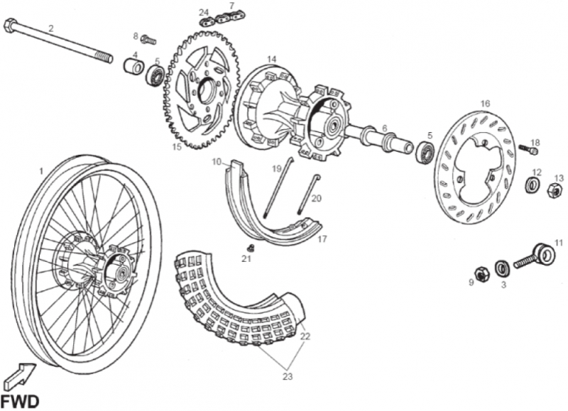 50 cc Enduro mallisto