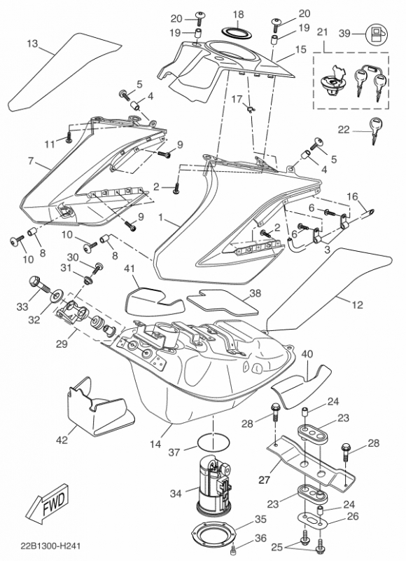 WR 125 Mallit