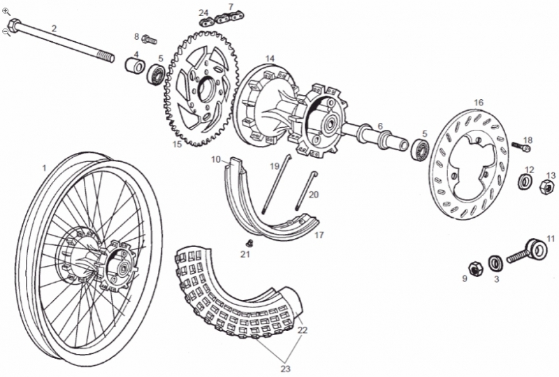 50 cc Enduro mallisto