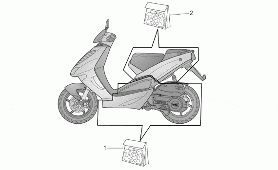 50 cc Scootterit